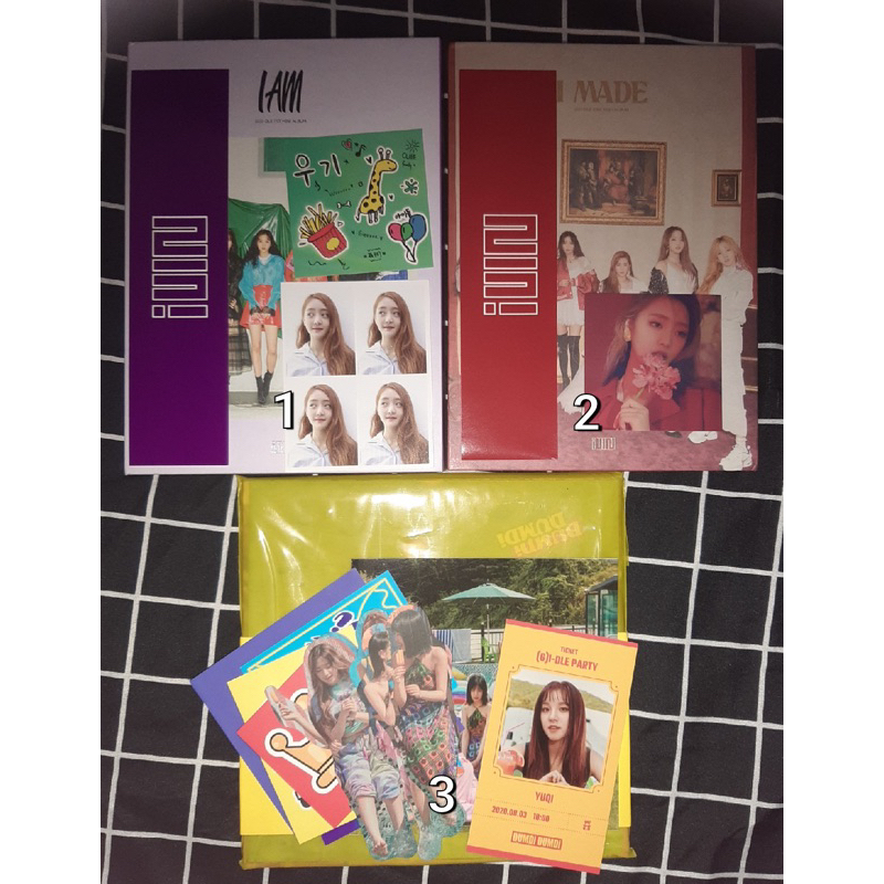 ALBUM ONLY GIDLE (G)-IDLE I AM I MADE DUMDI DUMDI MINNIE YUQI