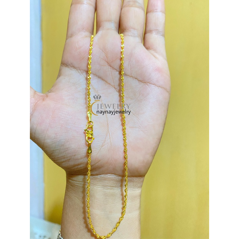 Kalung koin 91 warna 24k