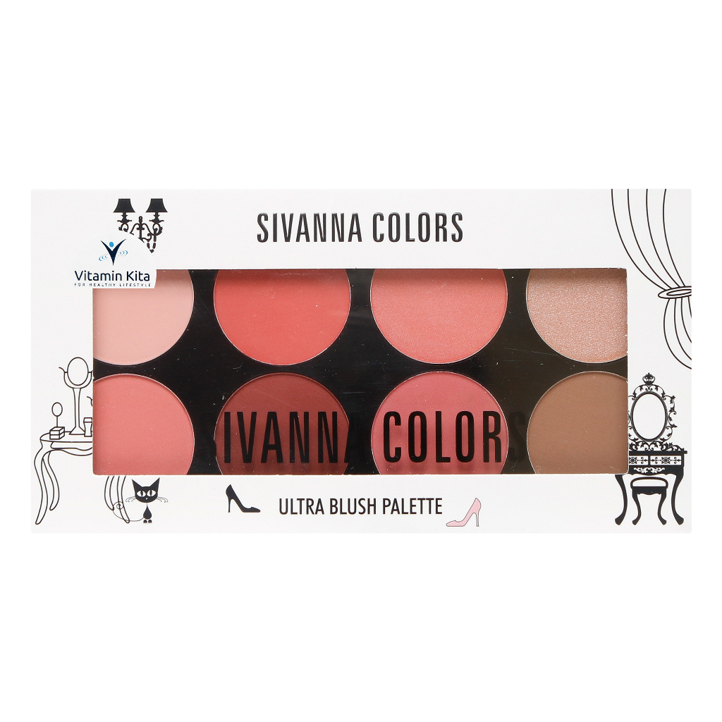 Sivanna Colors Ultra Blush Palette ORIGINAL THAILAND | Blush On Sivanna [TERMURAH]