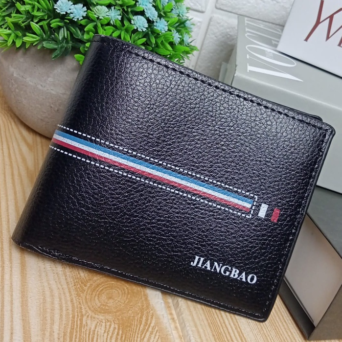AND / COD / Dompet Lipat Cowok Kulit PU Dompet Pria Import Dompet Fashion Laki - Laki Murah Dompet Lipat Pria Murah D97
