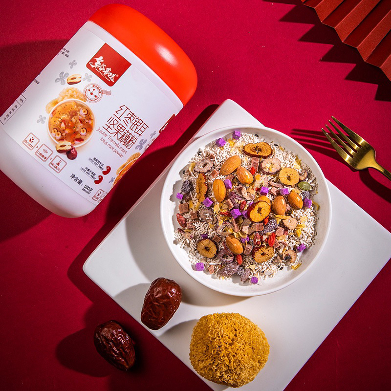 Ou fen lotus root powder collagen tremella oufen lotus root powder jamur salju bubuk akar teratai 50