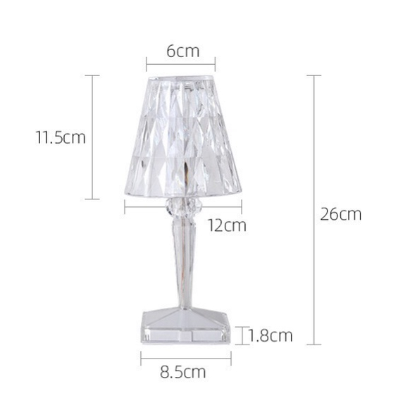 WJ1505 LED Lampu Hias Crystal Model Sunshine Lampu Meja Kristal Dekorasi Rumah