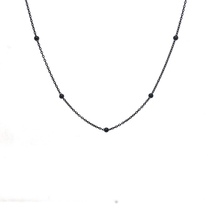 Kalung Jedar Black Gold-Emas 17k