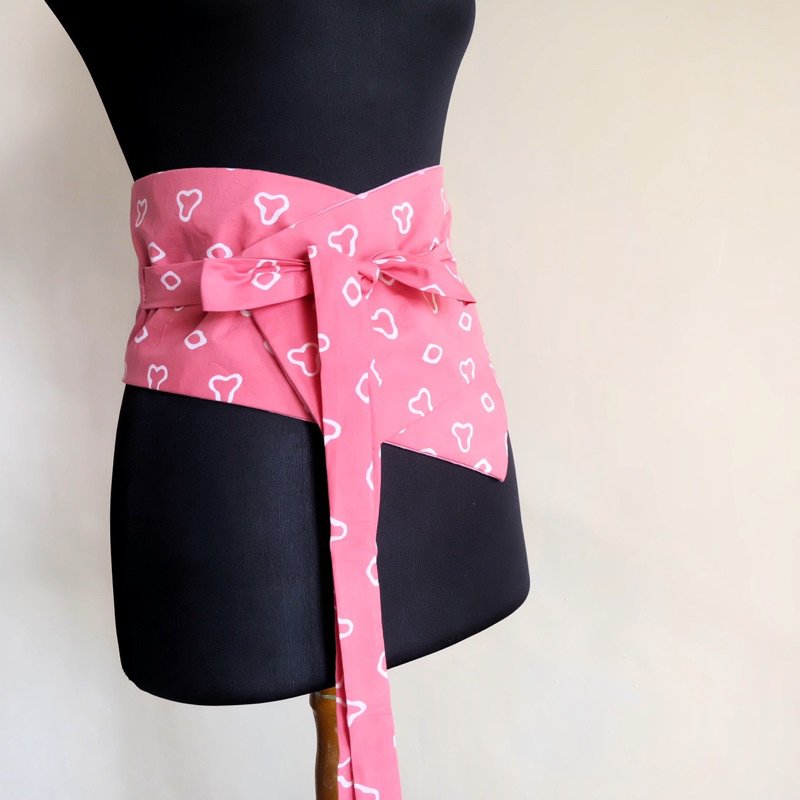 Obi Belt Sabuk Batik Pink