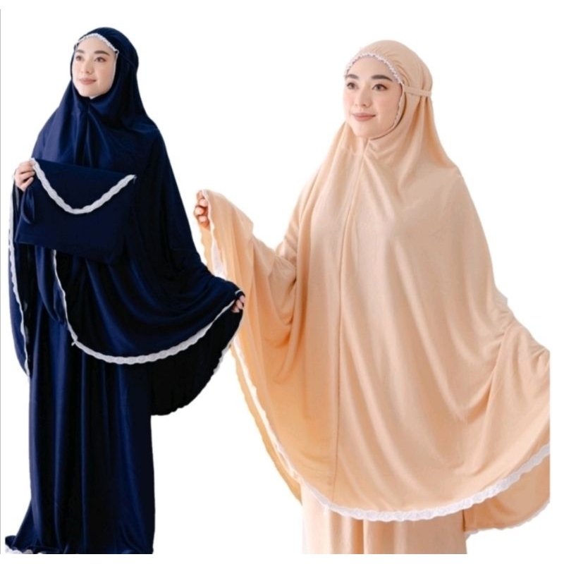 Mukena amplop hyget premium mukena Renda Traveling