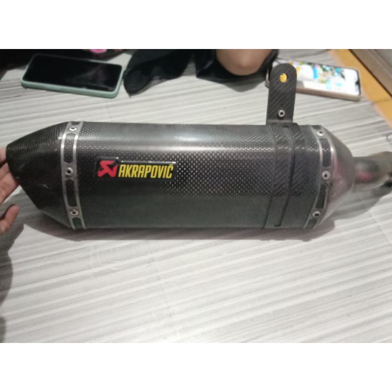 knalpot slip on akrapovic slovenia original karbon