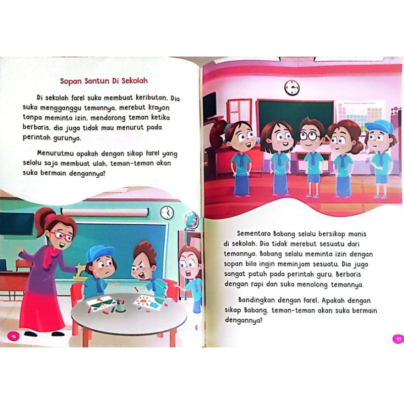 Buku Dongeng Sopan Santun full colour(19×26cm)