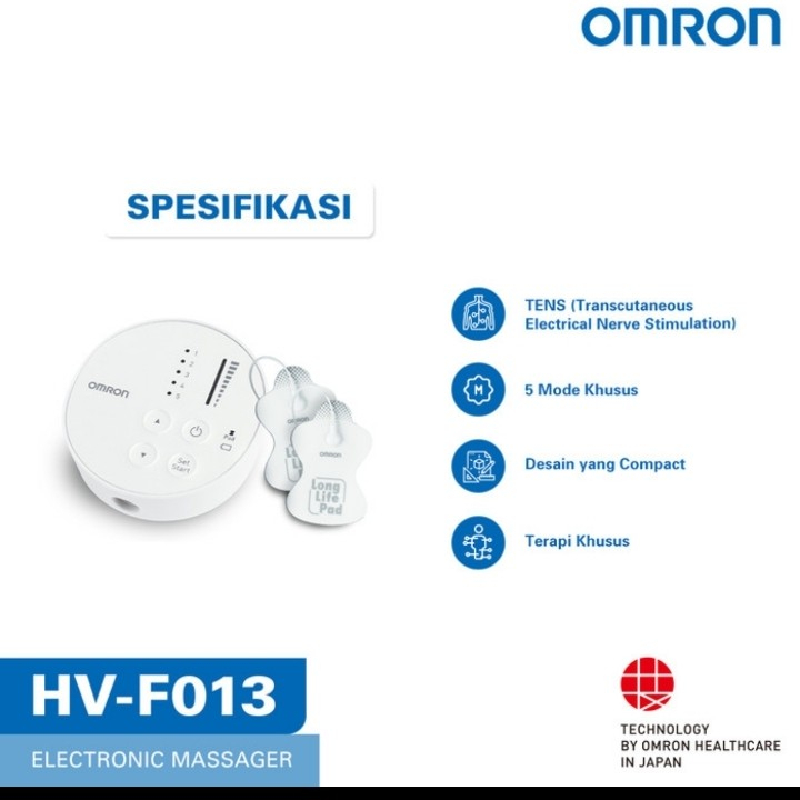 Omron HV-F013 Electric Pulse Massager / Alat Pijit Elektrik Massage Elektric HVF 013 Omron Alat Terapi