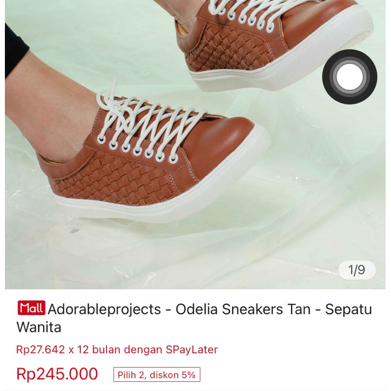 Adorableprojects - Odelia Sneakers Tan - Sepatu Wanita