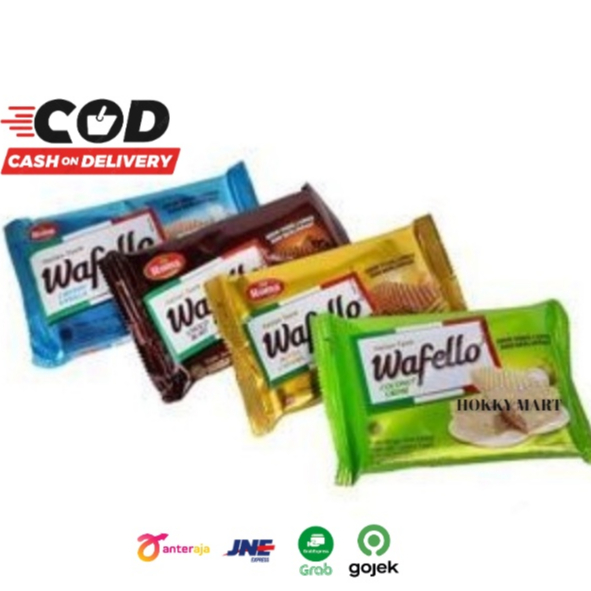 

( HOKKY ) Wafello Roma Wafer Mini Butter Caramel Choco Blast Coconut Creame All varian Roma Mayora Italian Taste Snack Cemilan Promo Murah