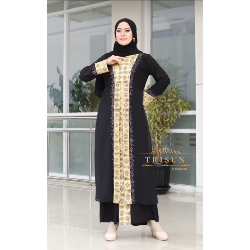 ABAYA PAYET TURKI PREMIUM/ KAFTAN turky mewah TRISUN