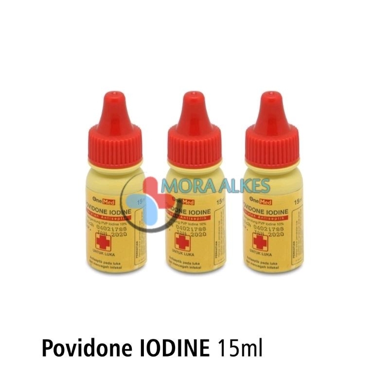 Povidone Iodine 15ml Obat Luka Betadine Povidone Iodine Onemed 15ml