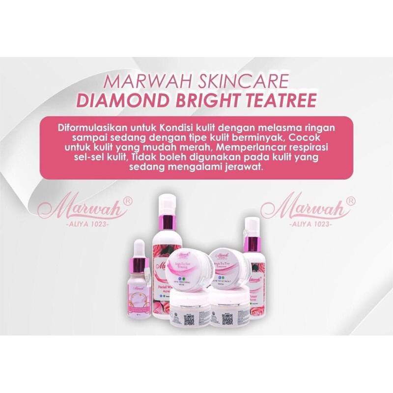 Marwah Skincare diamond Bright tea tree MARWAH OFFICIAL STORE