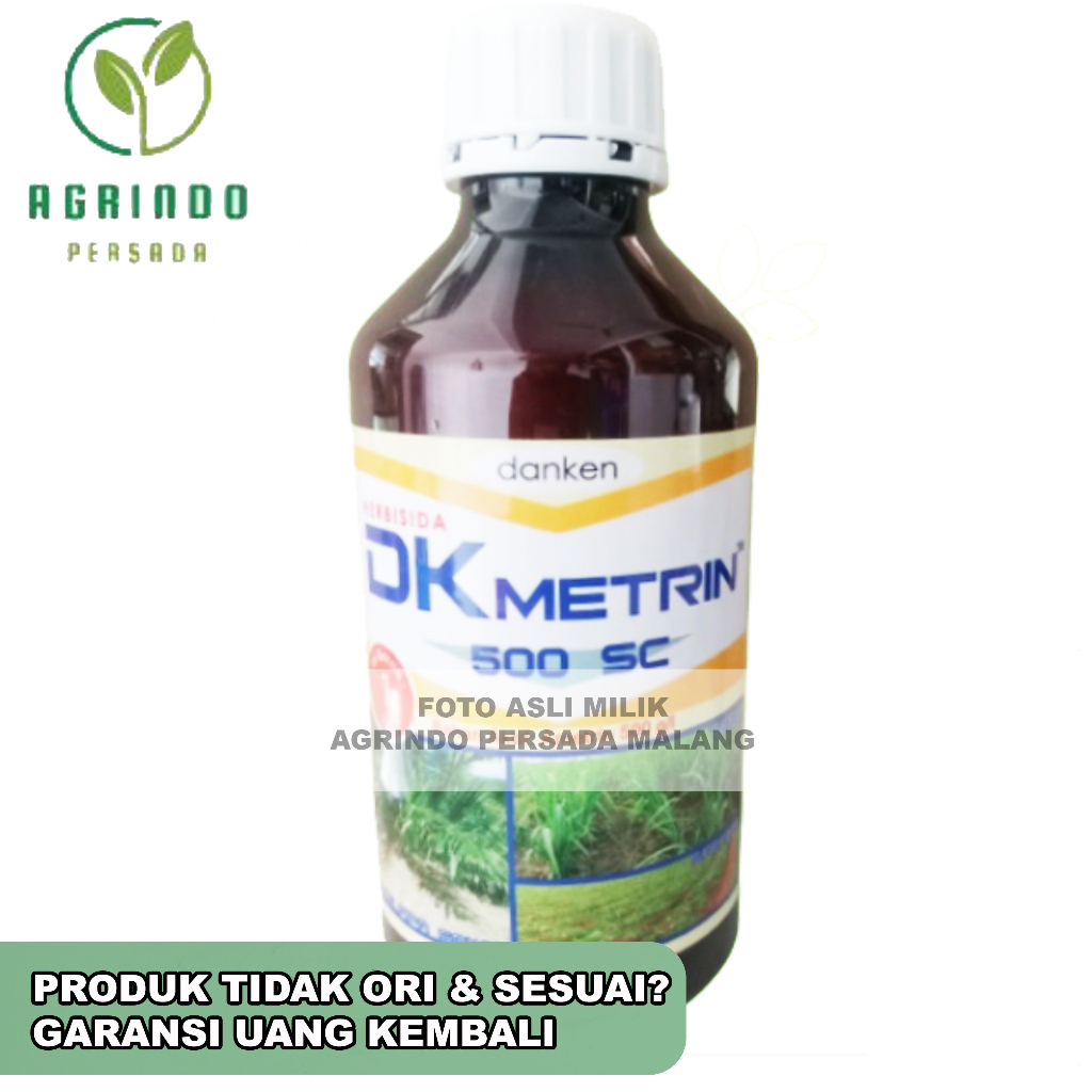 Herbisida Selektif DK Metrin 500SC 1 Liter | DK Metrin 1 Liter | DKMetrin 1 Liter Herbisida Selektif Tebu