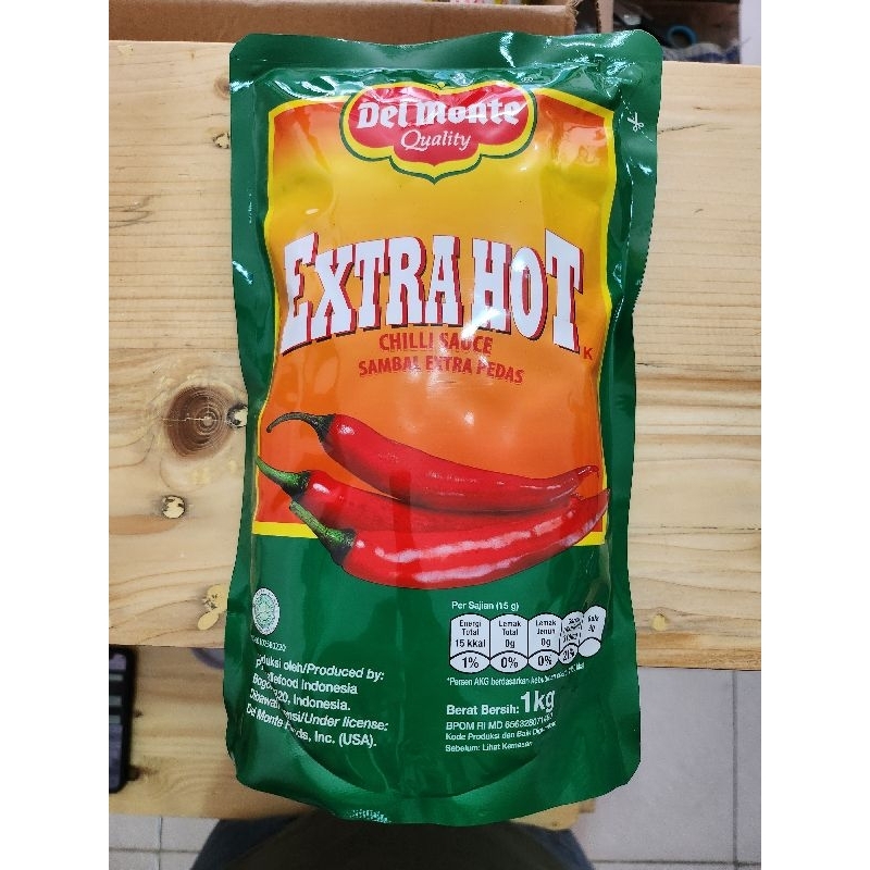 

Sambal Extra Pedas Delmonte 1 kg