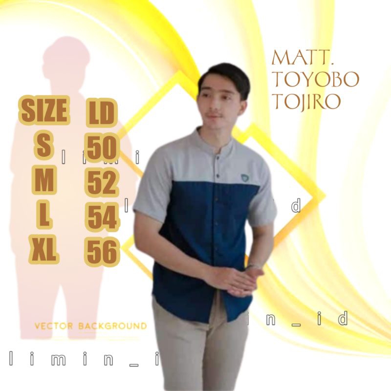 Baju Koko KOMBINASI Dewasa Lengan Pendek Permium Matt katun premium Bisa Cod