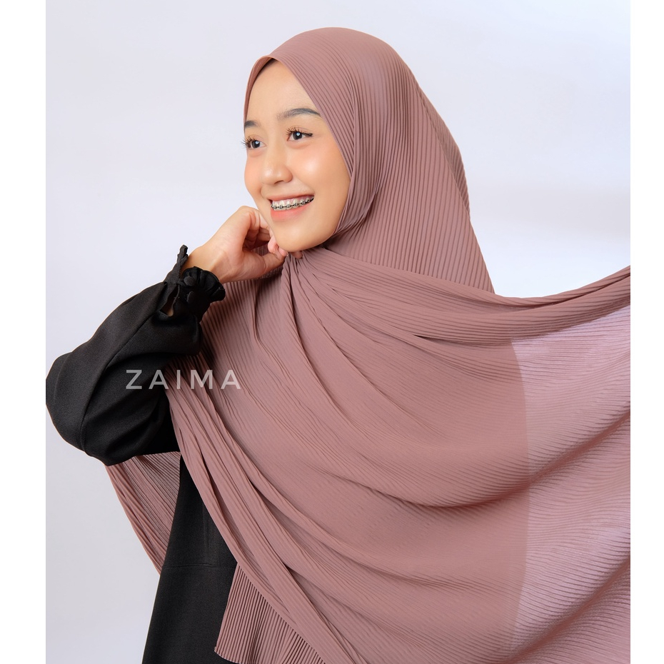 Pashmina Plisket Amira Jumbo 180 x 120 | Jilbab Plisket Pashmina | Pashmina Plisket Syari | Kerudung