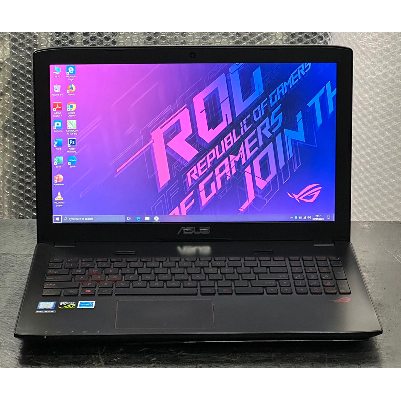 Asus Gaming ROG GL552VXK Core i7-7700HQ RAM 16GB NVIDIA GTX950M DDR5 4GB-128bit 15.6inch FHD Second