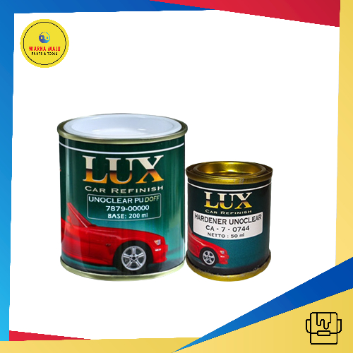 Clear Lux Unoclear PU Doff + Hardener | Ukuran : 200CC