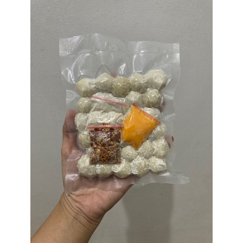 

cimol isi keju Nyemil Sore