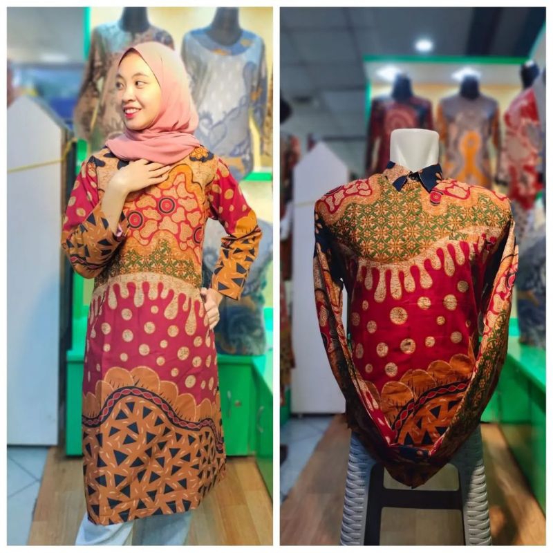 batik couplean kencana ungu
