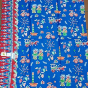 Sarung Batik ONDEL ONDEL BETAWI Merk Daun Muda