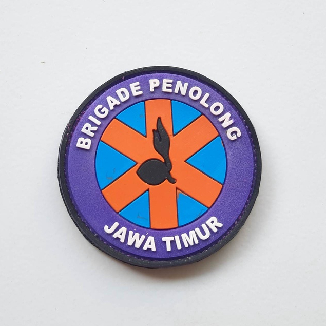 Patch Karet Pramuka Logo Brigade Penolong