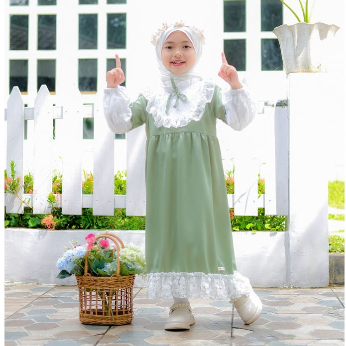 2-5TH GAMIS ANAK FANEMORFI LONG DRESS ANAK PEREMPUAN