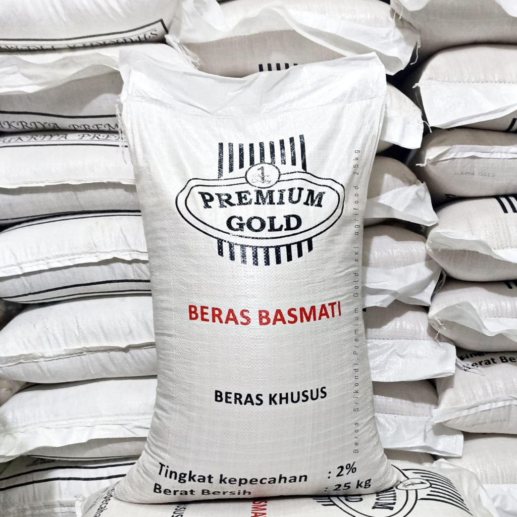 Beras Basmati Premium Gold 1121  kemasan 25kg