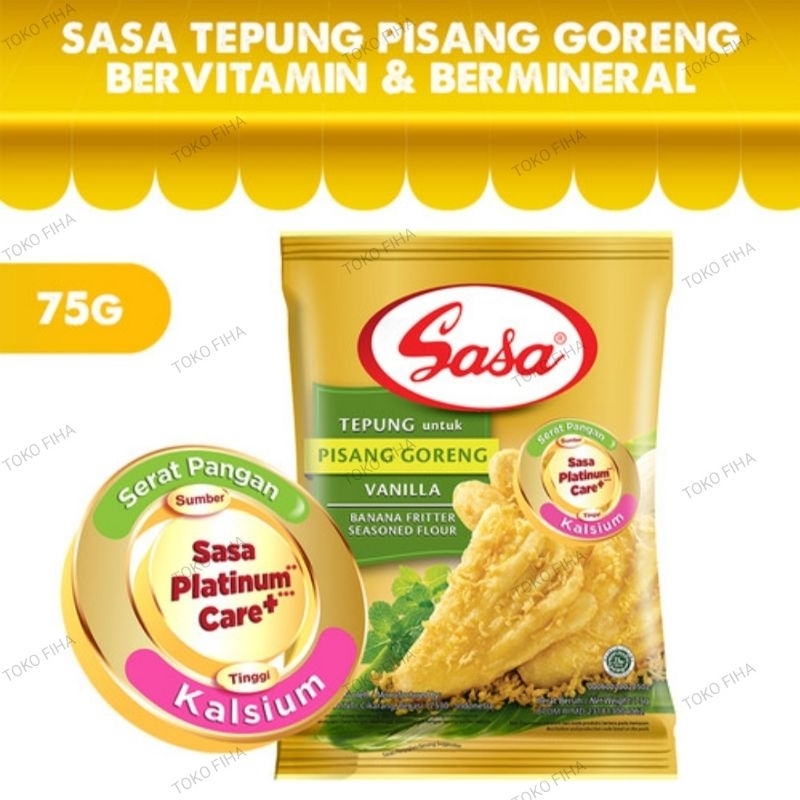 

Sasa Tepung Pisang Goreng 75gr - sachet
