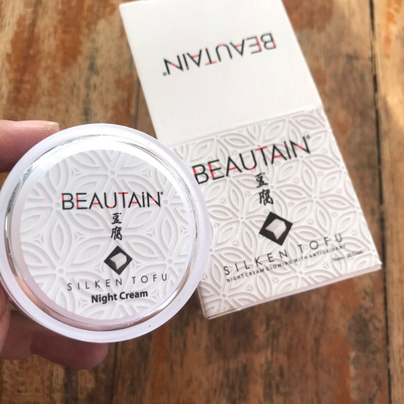 ‼️CLEARANCE SALE‼️PRELOVED Beautain Glowing Day & Night Cream with Silken Tofu and Antioxidant 40gr