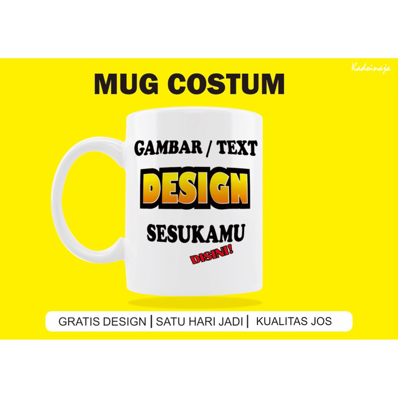 MUG IMLEK/MUG GRADIATION / MUG ULTAH, SOUVENIR KADO MURAH