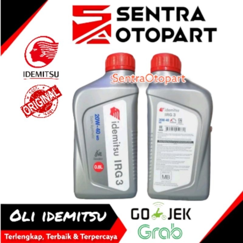 Oli idemitsu matic irg3 20w40 semi synthetic 800ml