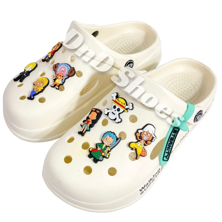 Sendal Sepatu EVA one piece  korea Dane and Dine Model Crocs Kodok Baim  - LS 9945