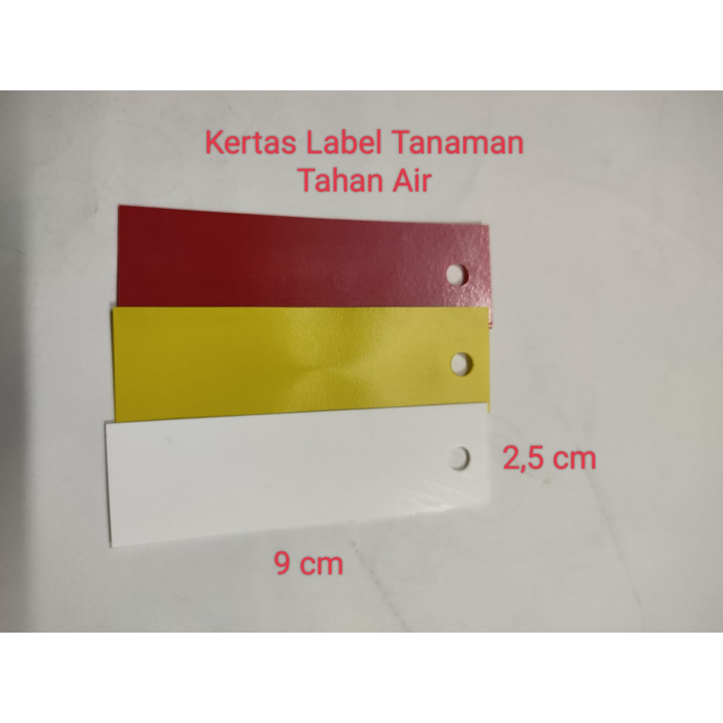 Kertas Label Tanaman Anti Air | Anti Sobek | Tahan Panas | Waterproof | Plant Label | Penanda Tanaman Hias | Tag Bunga Kebun | Name Tag Benih Bibit Semai