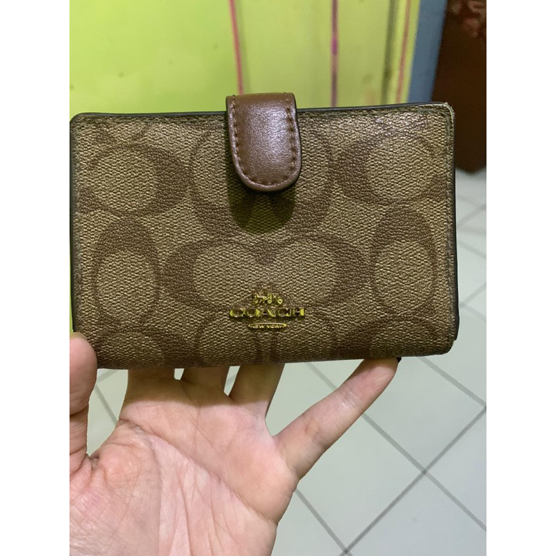 preloved dompet coach authentic