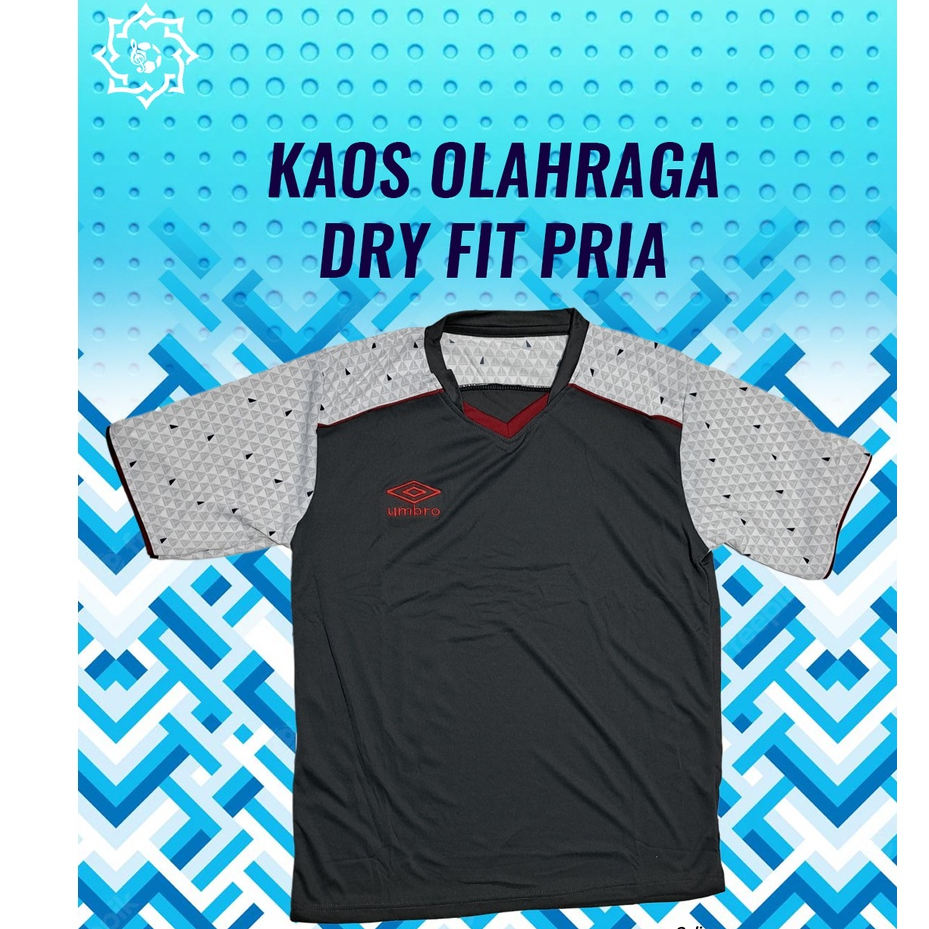 KAOS DRY FIT PRIA / KAOS OLARAGA