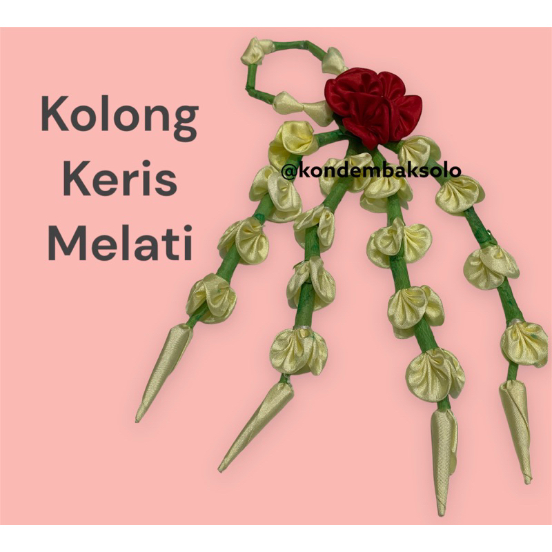 Kolong Keris - Ronce Melati Mawar Merah