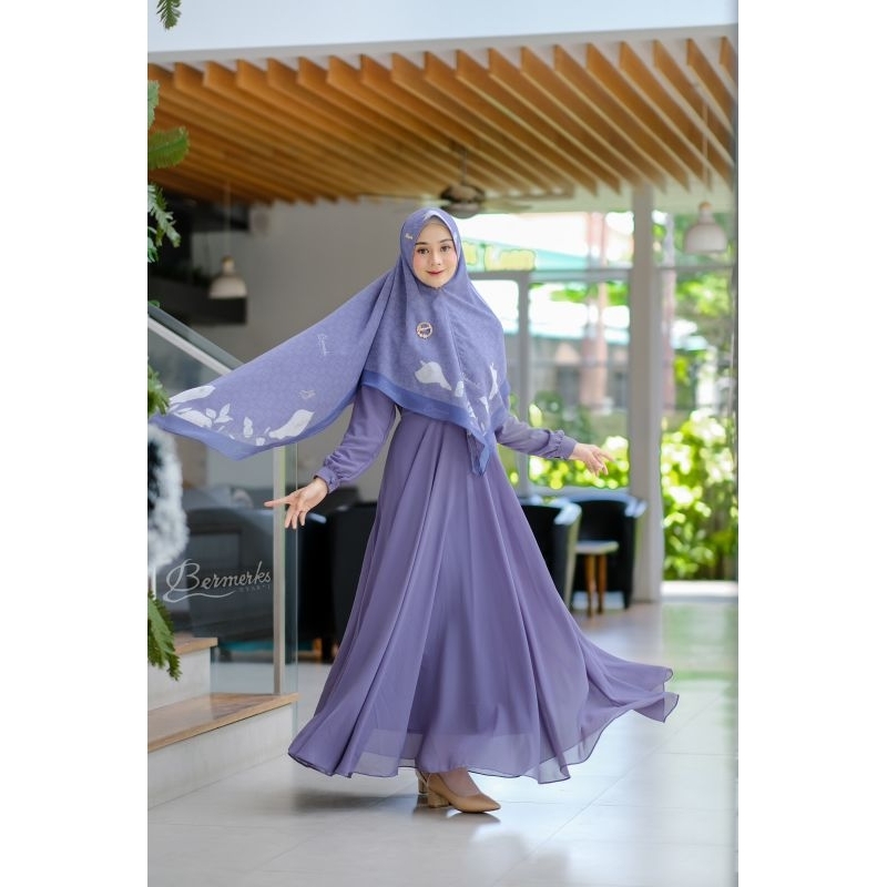 GAMIS KERUDUNG AZIZAH BY BERMERKS SYAR'I