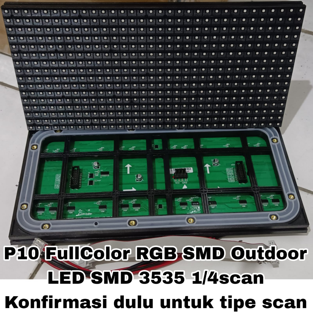 Modul Panel LED P10 RGB SMD Full Color Outdoor Videotron Murah