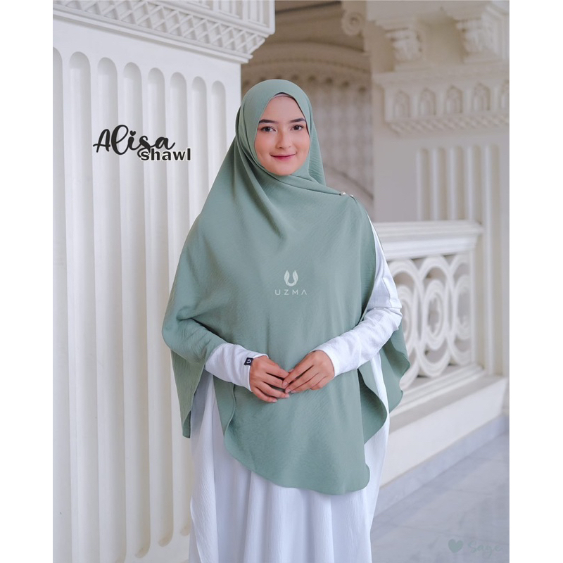 READY STOCK ALISA SHAWL UZMA HIJAB | PASHMINA INSTANT CURVE CRINKLE SYARI | PASTAN SET NADIA DRESS U