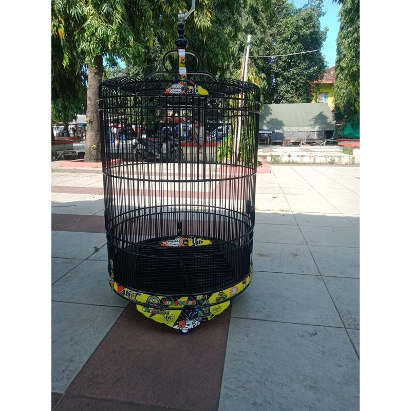 sangkar murai sangkar bulat ukuran no2