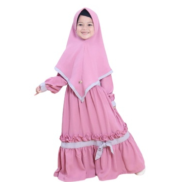 Promo Gamis Anak Usia 8-12 Tahun Rabya kids Model Gamis Anak Terbaru 2021 Kekinian Keren