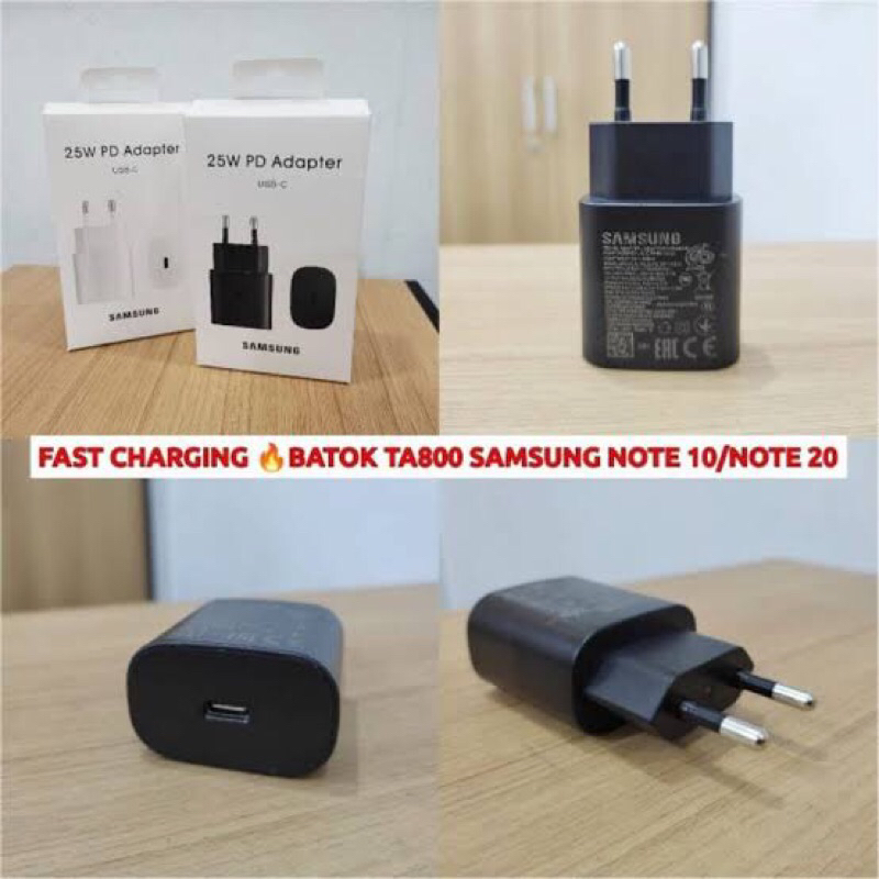 Charger Adaptor Samsung 25 Watt Type C Usb C Fast Charging Original Samsung - Adapter Samsung 25 Wat