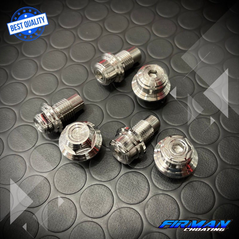 baut stoper netral rx king rxs rxk yt115 custom stenlis (sepaket)