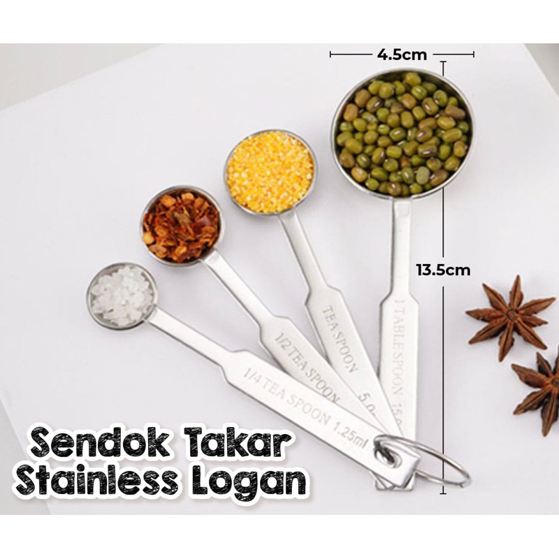 Sendok Takar Stainless / Sendok Ukur / Spoon Scale