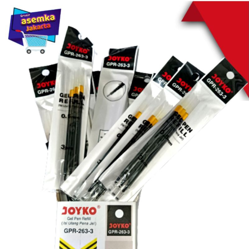 Gel Pen Refill Joyko GPR-263-3 isi 72pcs