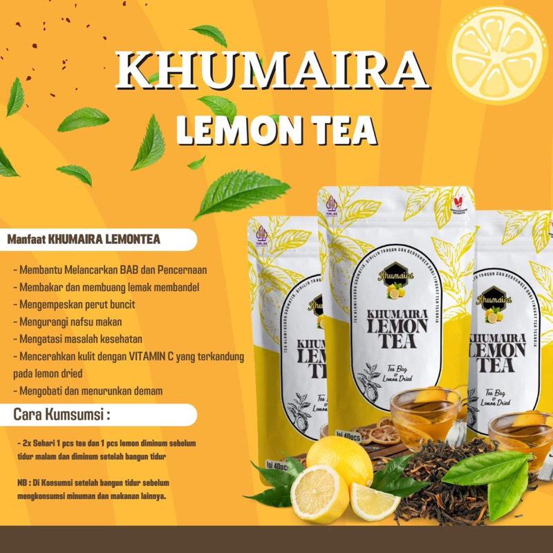 

HUMAIROH LEMON TEA // TEH PELANGSING // DIET VIRAL