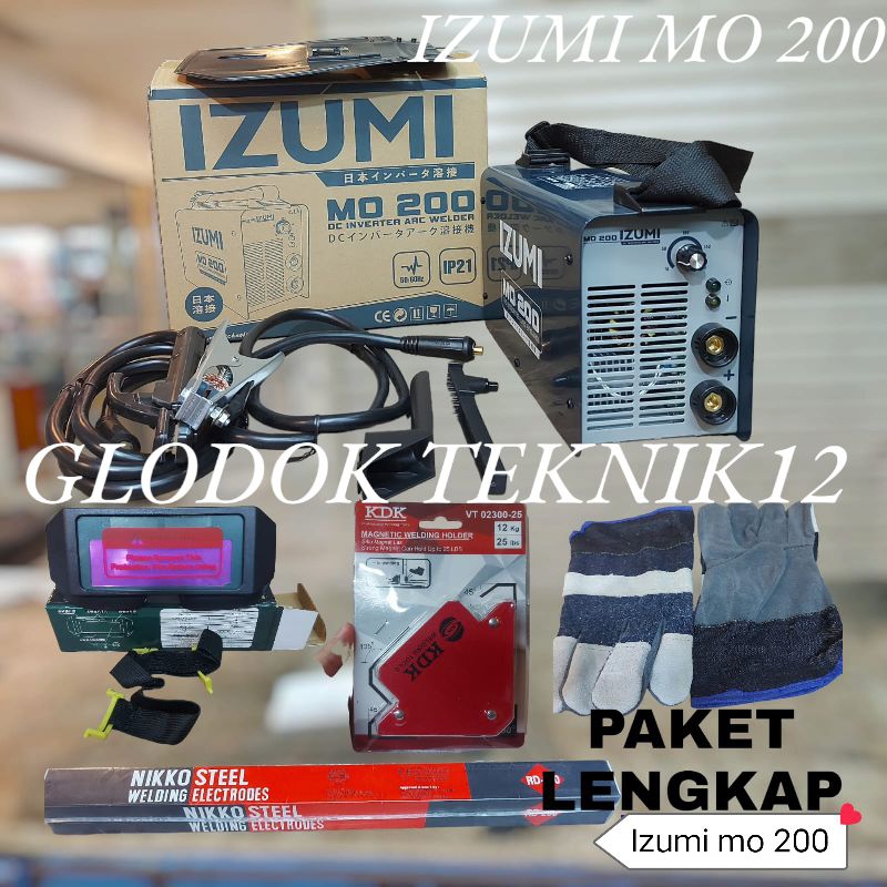 MESIN LAS INVERTER IZUMI MO 200 / TRAFO / TRAFO LAS INVERTER IZUMI MO200 / MO 200 IZUMI / MMA 200 IZUMI