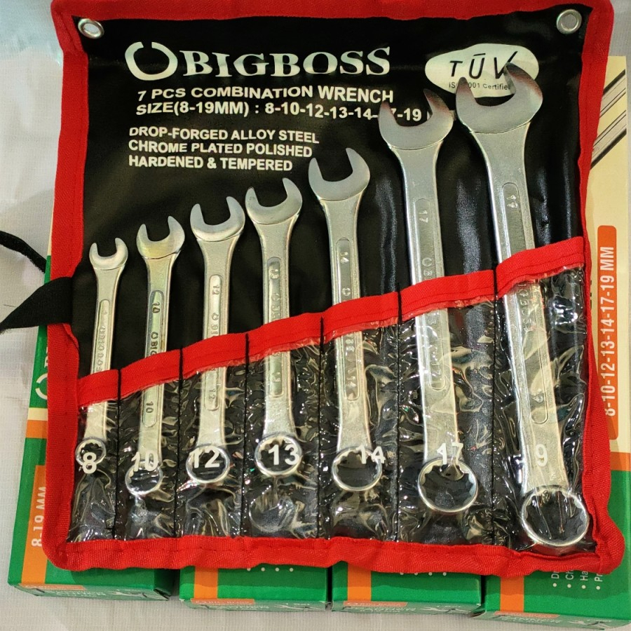 Kunci Ring Pas Set Big Boss - Combination Wrench Set Oroginal Big Boss